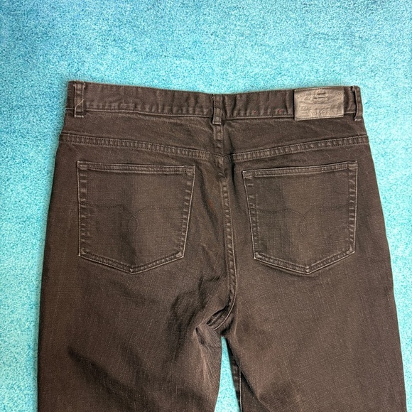 Vintage RALPH LAUREN WOMENS Y2K JEANS Size 12 Classic Bootcut Mid Rise Black - Picture 12 of 14